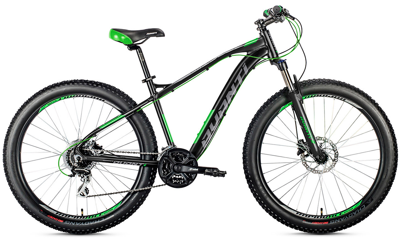 Фотография Велосипед Avanti BOOST 650B+ 27,5" (2020) 2020 Черно-зеленый 